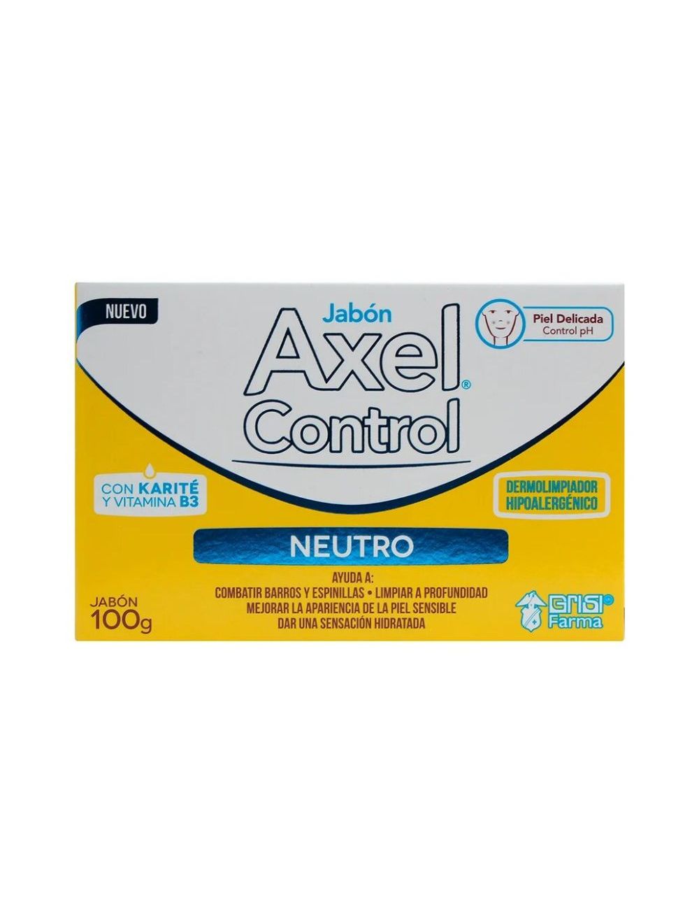 Jabón Axel Control Neutro 100G