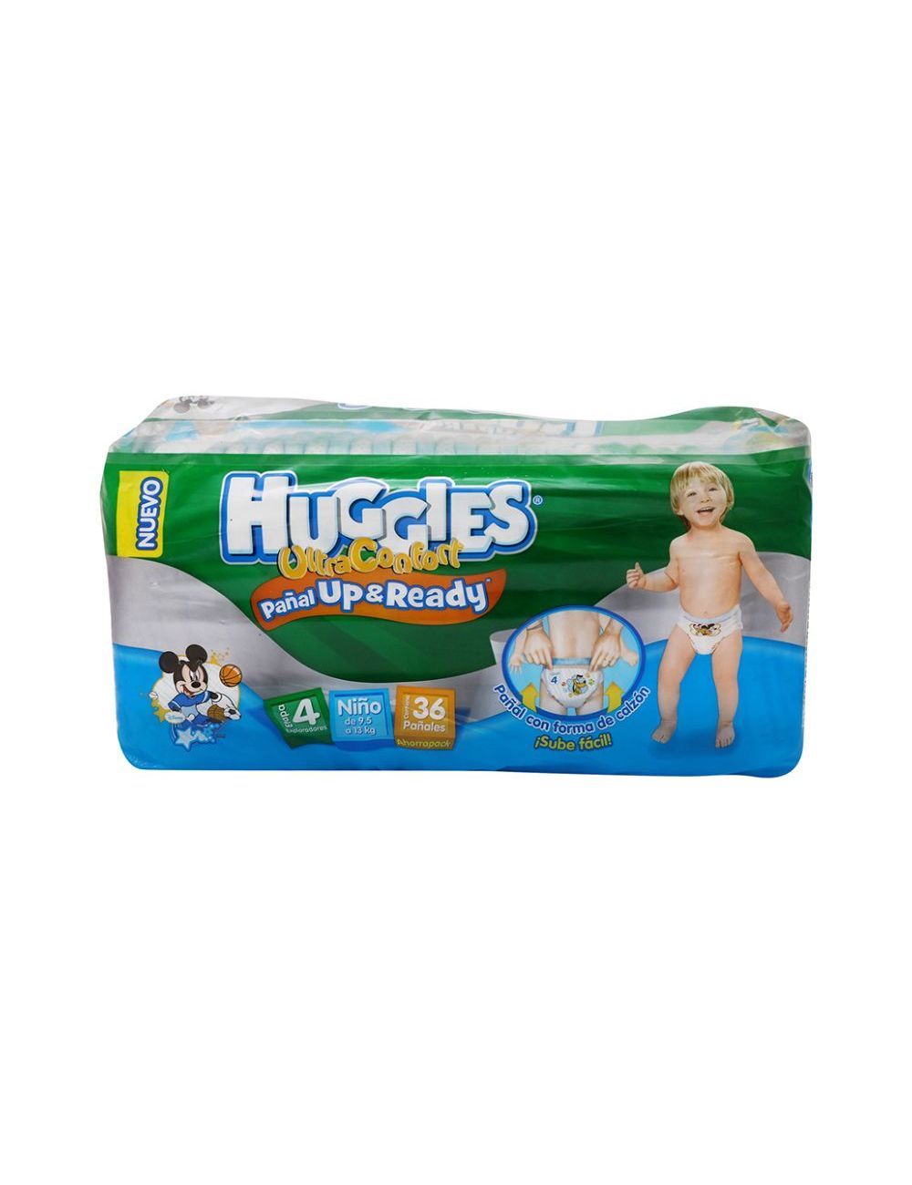 HUGGIES ULTRACONFORT ETAPA 4 NIÑO C/36 PZAS