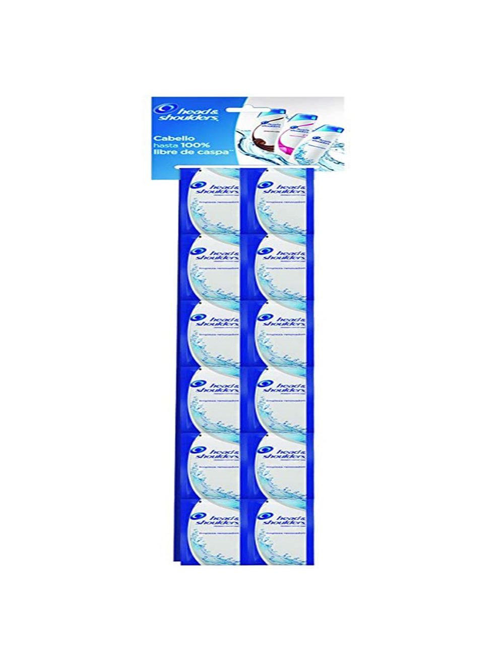 Head & Shoulders Anticaida 10 mL Tira Con 12 Piezas Head & Shoulders Anticaida 10 mL Tira Con 12 Piezas