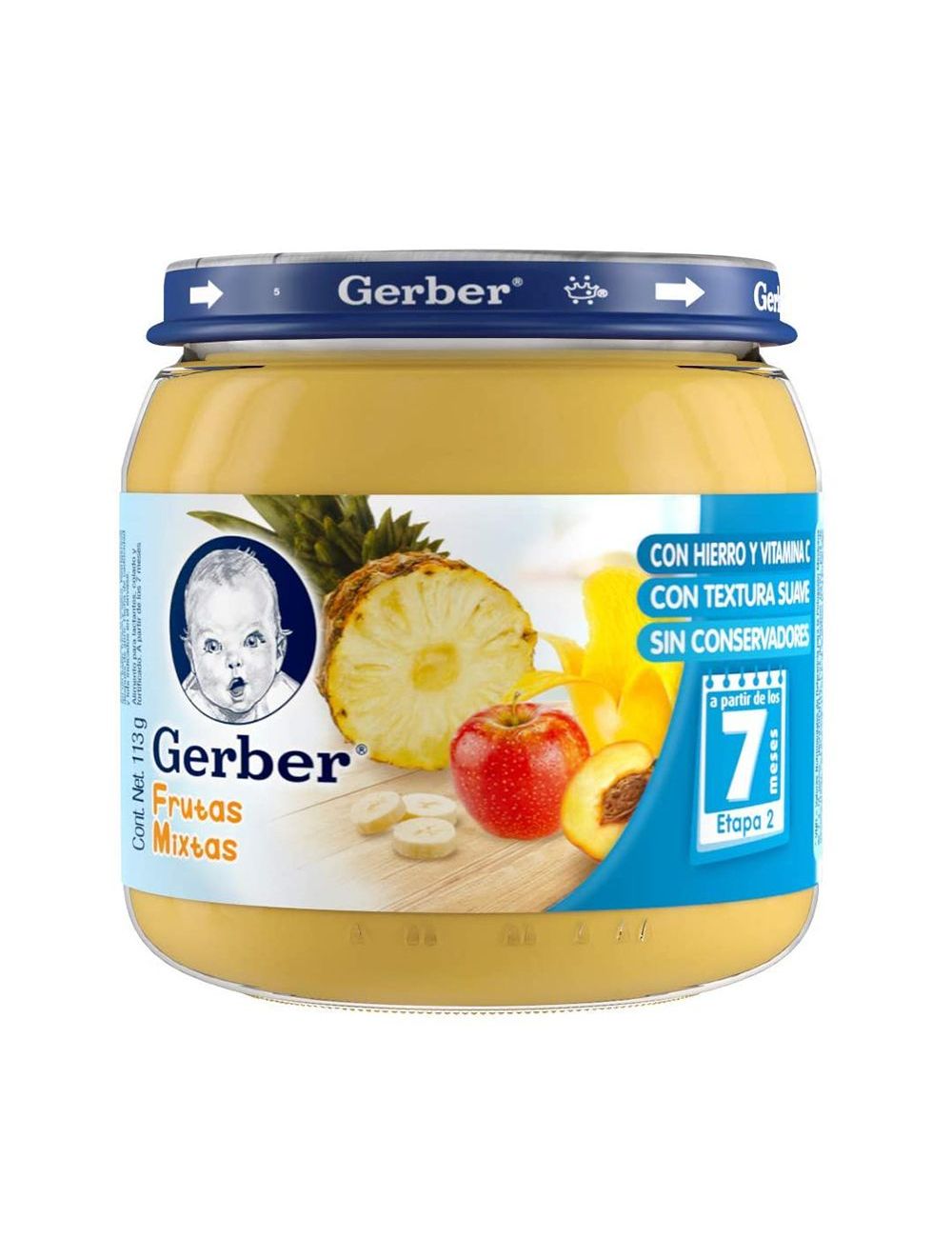 GERBER 2 ETAPA FRUTAS MIXTAS C/100 GR.