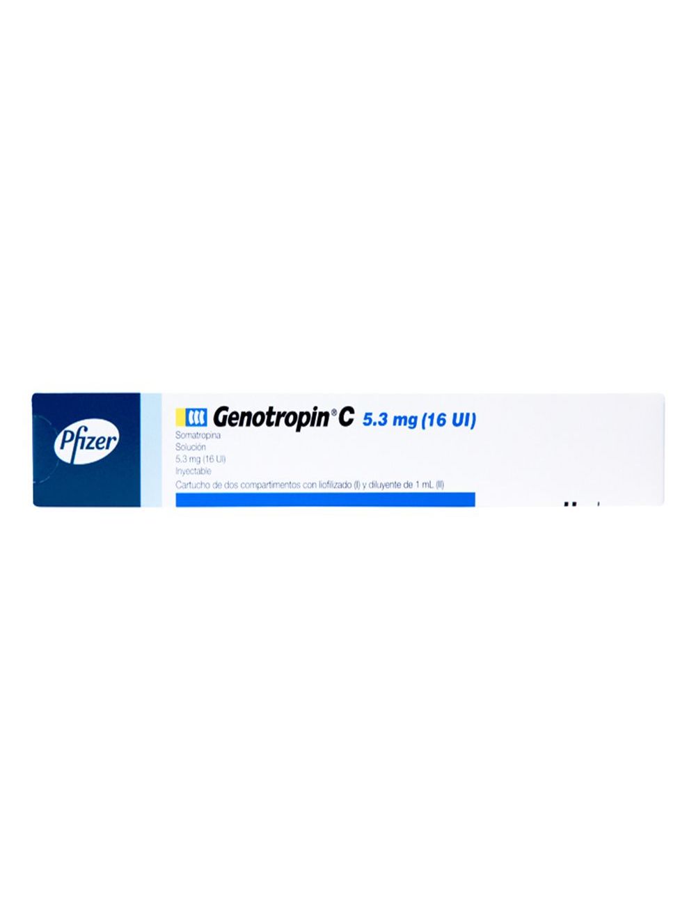 Genotropin C Go Quick 5.3 mg Caja Con Cartucho De 2 Compartimentos Genotropin C Go Quick 5.3 mg Caja Con Cartucho De 2 Compartimentos