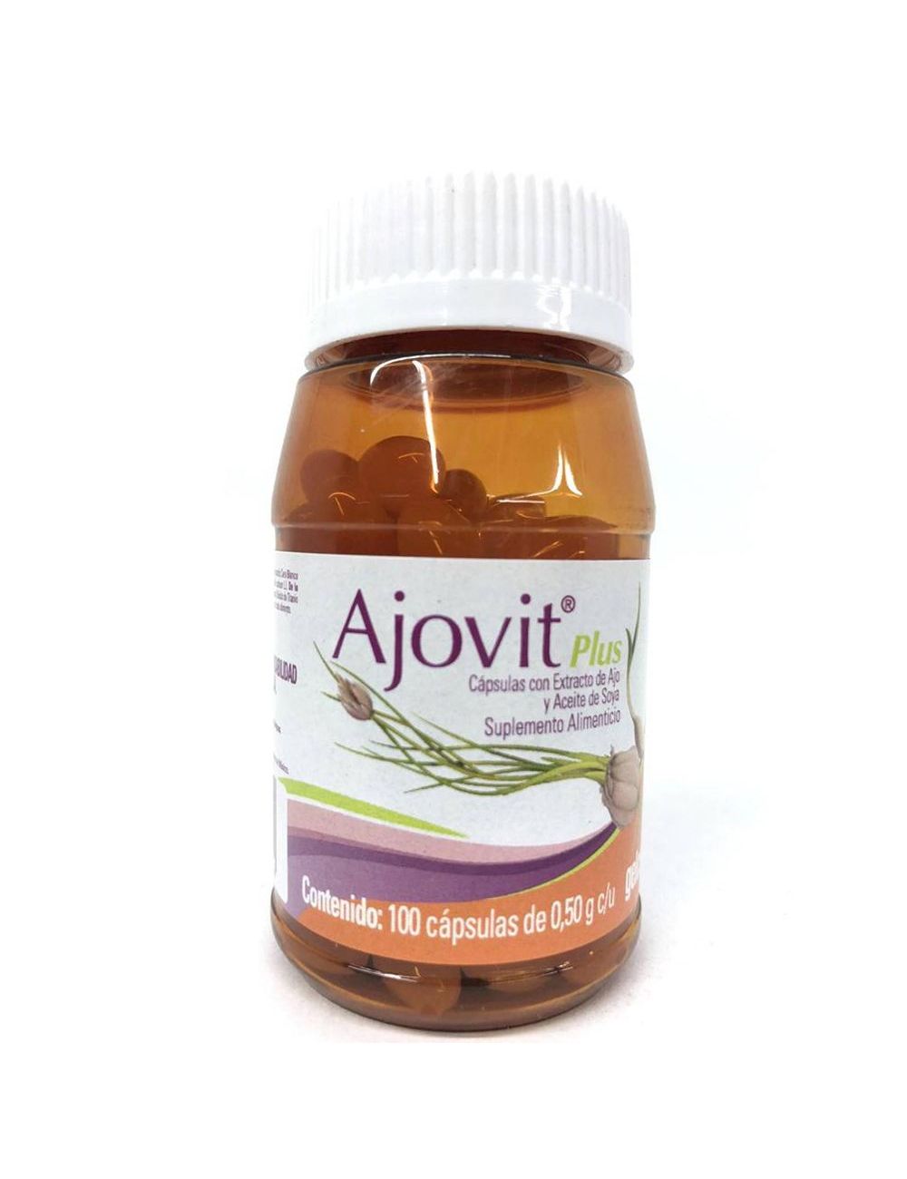 Gelcaps Ajovit Plus Deodorizado Frasco Con 100 Cápsulas