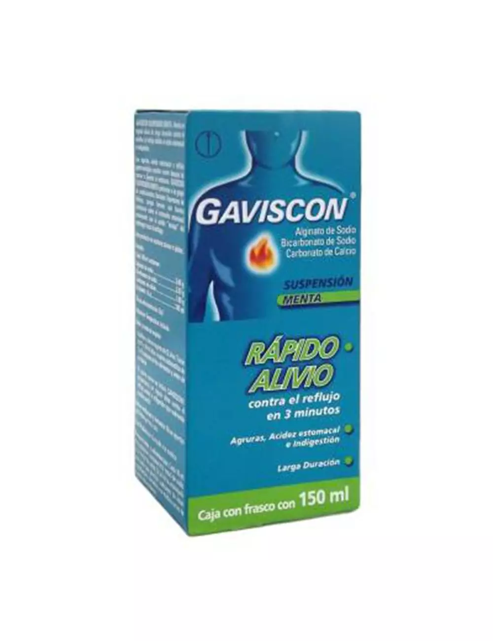 Gaviscon Suspensión Caja Con Frasco Con 150 mL Sabor Menta