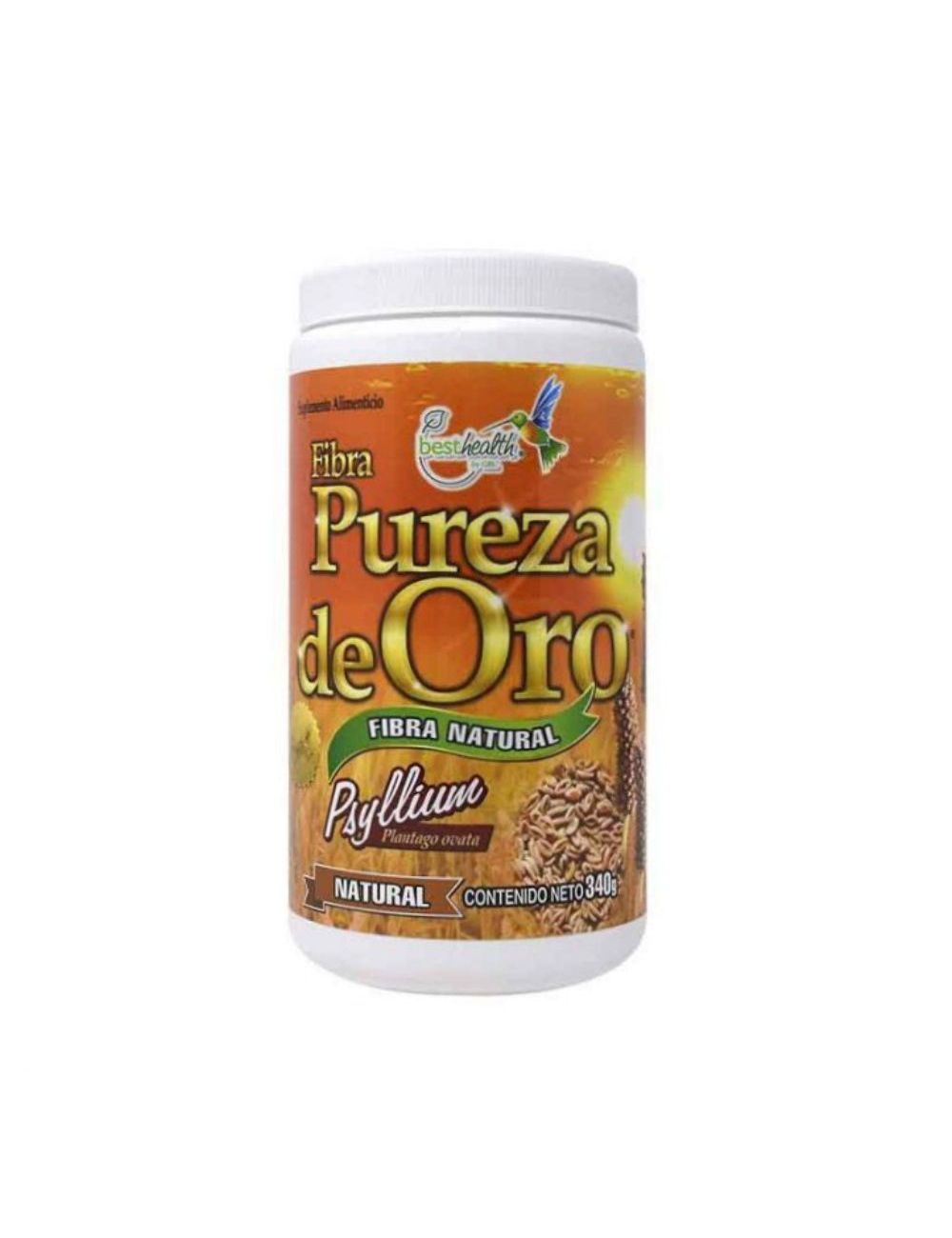 Fibra Pureza De Oro Natural Frasco Con 340 g