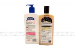 Paquete De Crema Silka/Shampoo Placenta Botellas Con 630 mL