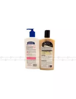 Paquete De Crema Silka/Shampoo Placenta Botellas Con 630 mL