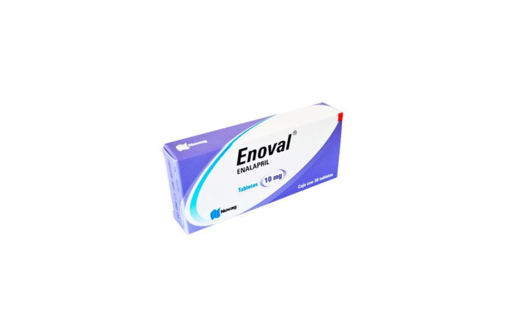 Enalapril 10 mg. 30 Tabletas