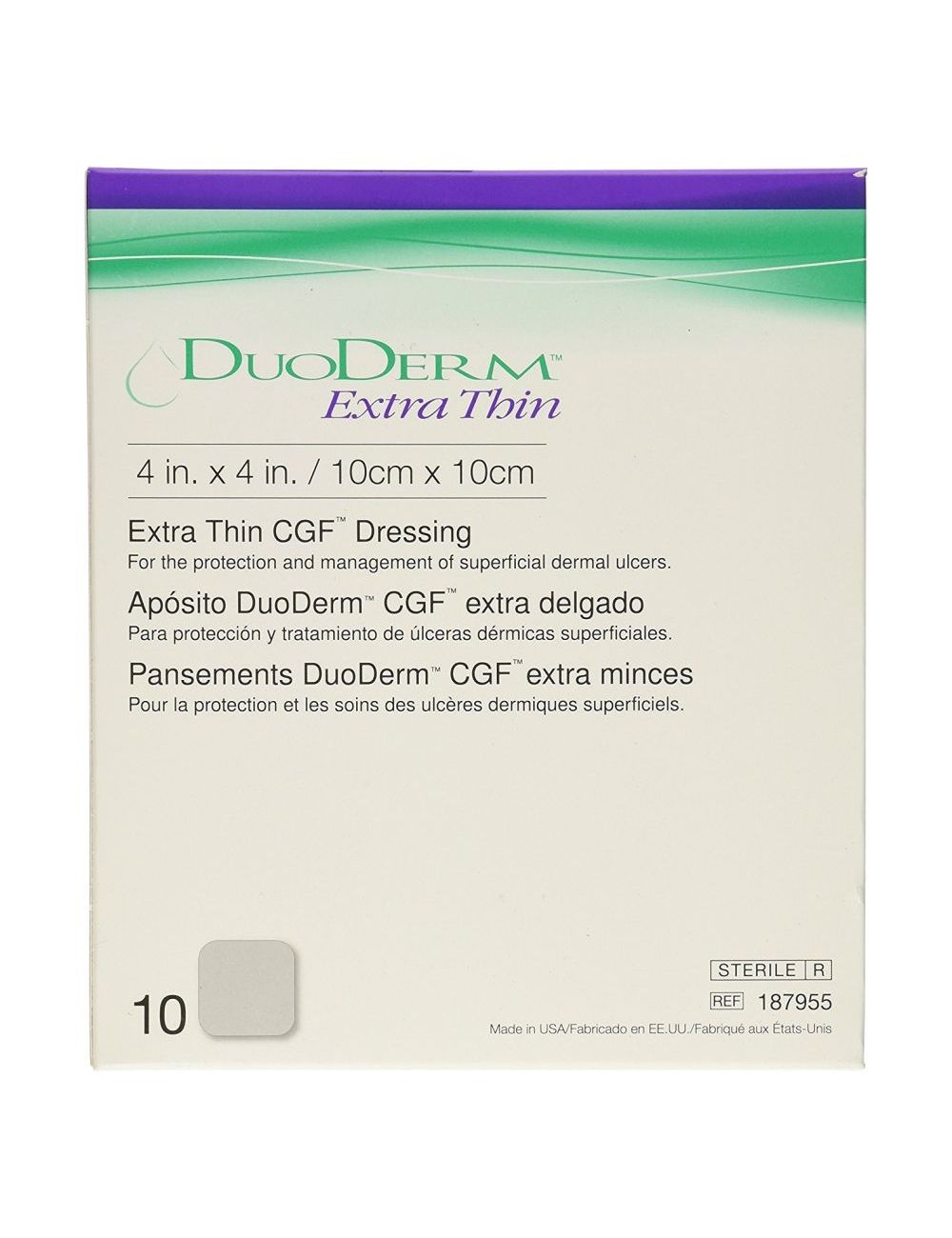 DUODERM ET 9.8 X 9.7 CM C/10 APOSITOS
