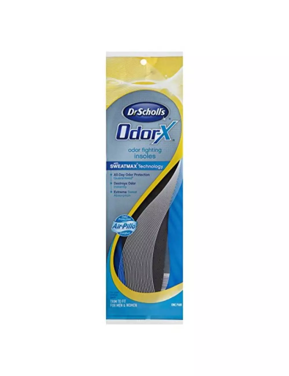 Dr. Scholls Plantilla Destructora De Malos Olores Hombre Empaque Con 1 Par