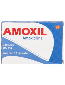 Amoxil 500 mg Caja Con 12 Cápsulas RX2