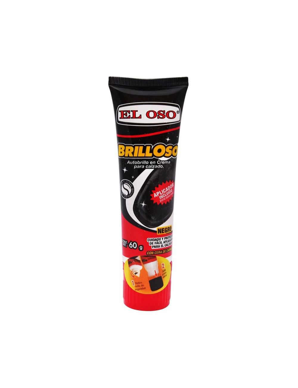 Crema Brilloso P Calzado Negro 6