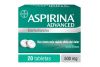 Aspirina Advance 500 mg 20 Tabletas