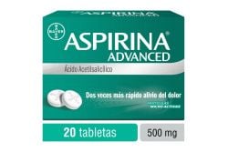 Aspirina Advance 500 mg Caja Con 20 Tabletas
