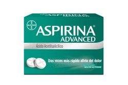 Aspirina Advance 500 mg 20 Tabletas