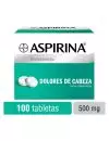 Aspirina 500 mg 100 Tabletas