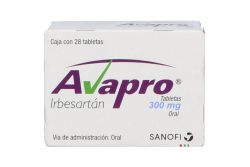 Avapro 300 mg Caja Con 28 Tabletas