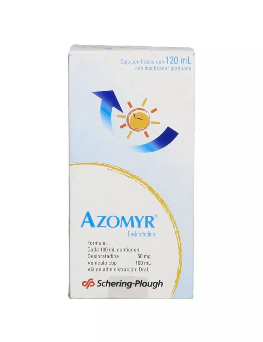 Azomyr 50 mg Caja Con Un Frasco Con 120 mL