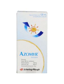 Azomyr 50 mg Caja Con Un Frasco Con 120 mL