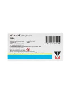 Bifracard 15 mg Caja Con 14 Tabletas