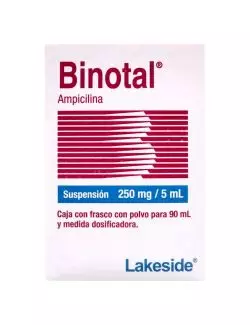 Binotal Suspensión 250 mg/ 5 mL Frasco Con Polvo RX2