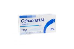 Cefaxona I.M 1 g Caja con Frasco Ampula RX2
