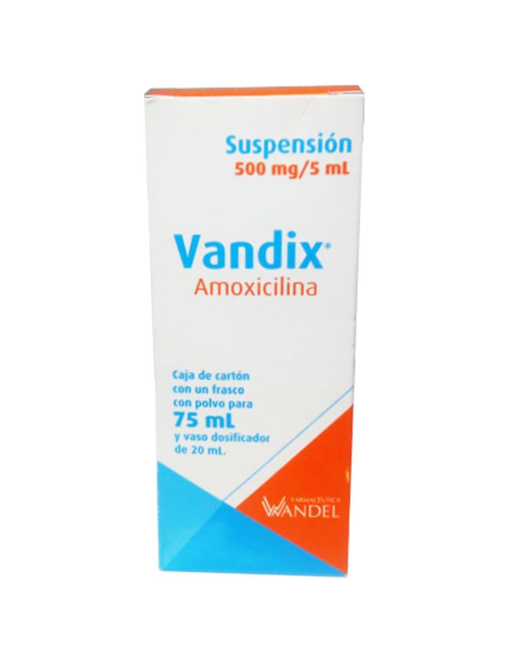 Amoxicilina 500 Mg Suspensión Caja Con Frasco Con 75 Ml - Rx2