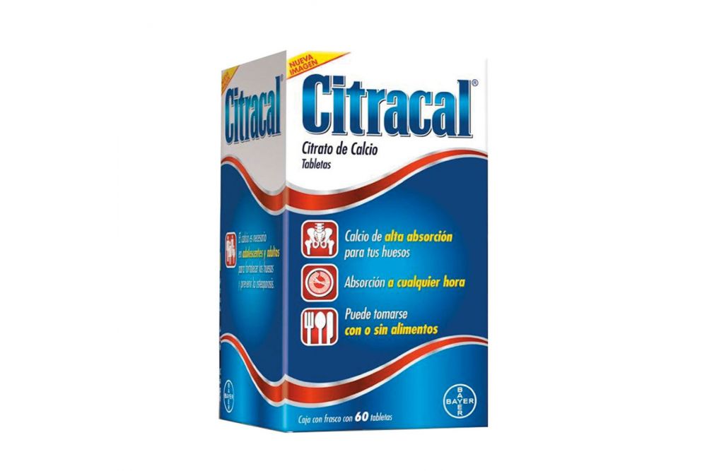 Citracal Caja Con 60 Tabletas