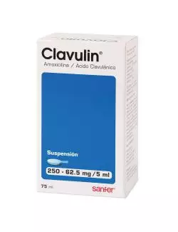 Clavulin 250 mg Suspensión Frasco Con 75 mL -RX2