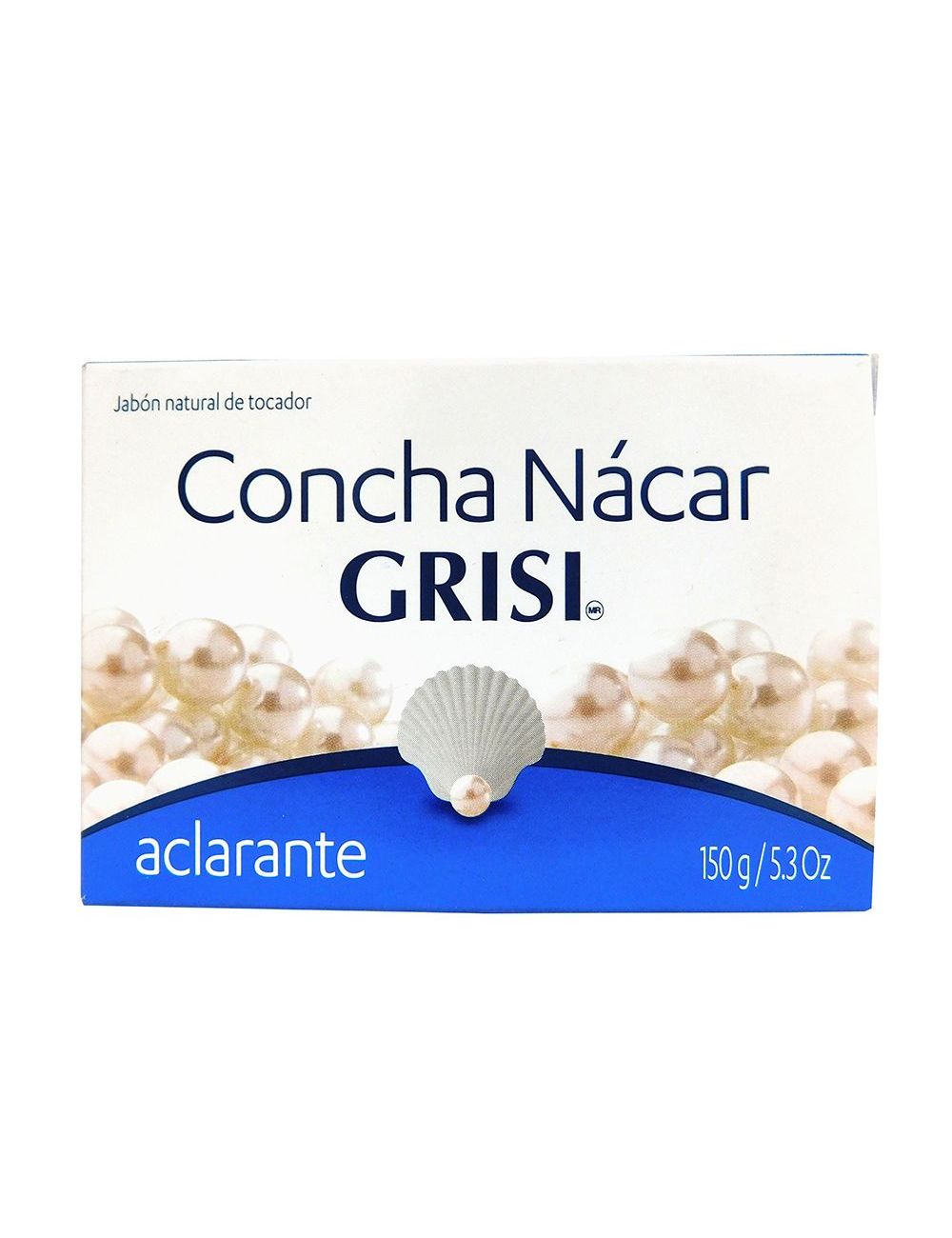 Concha De Nácar Caja Con Barra Con 150 g Jabón Natural Concha De Nácar Caja Con Barra Con 150 g Jabón Natural