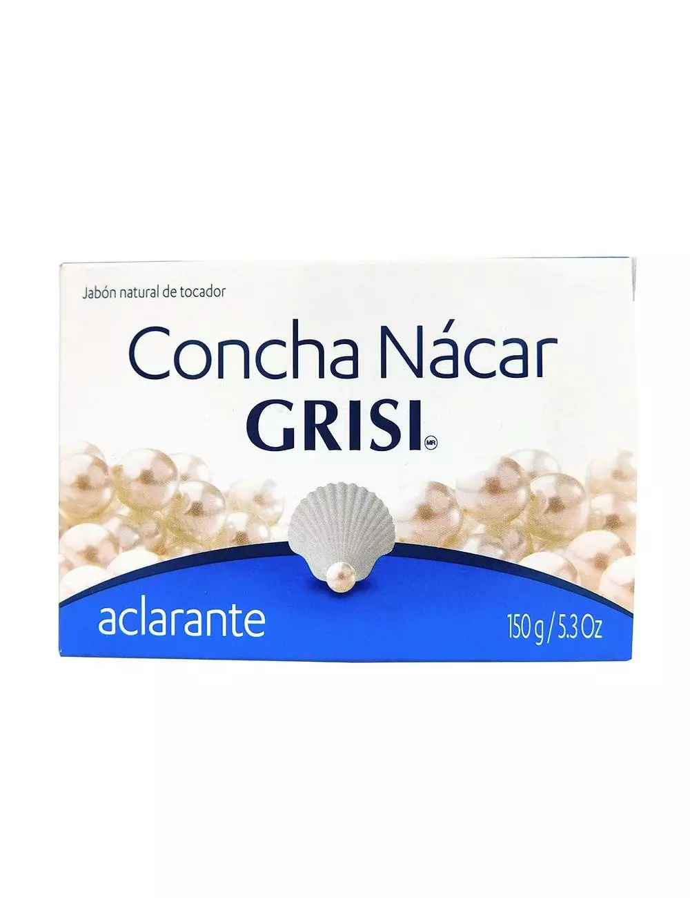 Concha De Nácar Caja Con Barra Con 150 g Jabón Natural