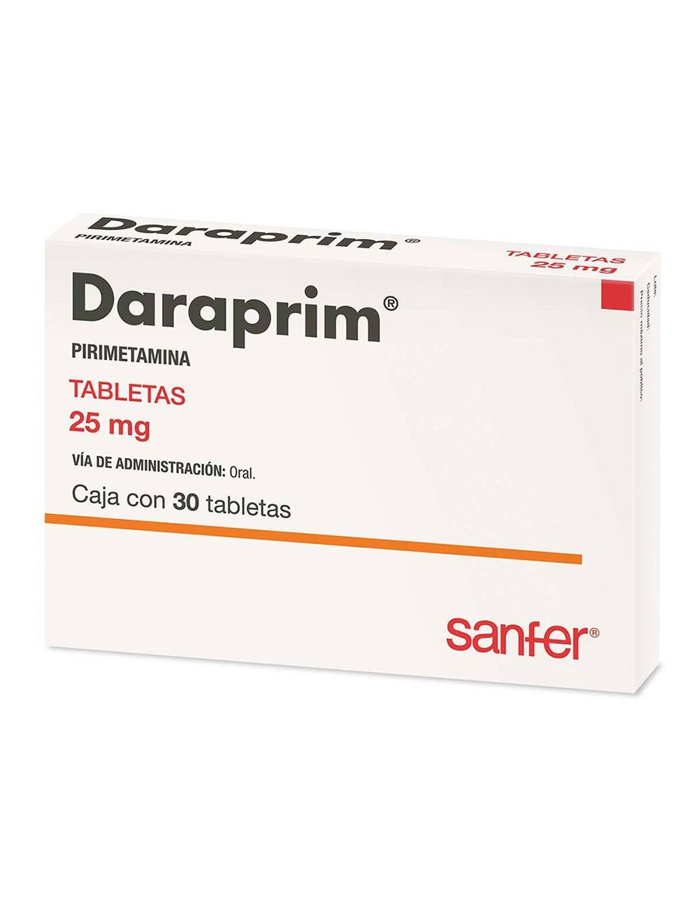 Daraprim 25mg Caja Con 30 Tabletas