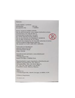 VENCLEXTA® 100 mg (Venetoclax) - Frasco de 120 Tabletas - AbbVie