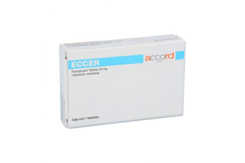 Eccer 40 mg Con 7 Tabletas Liberación Retardada