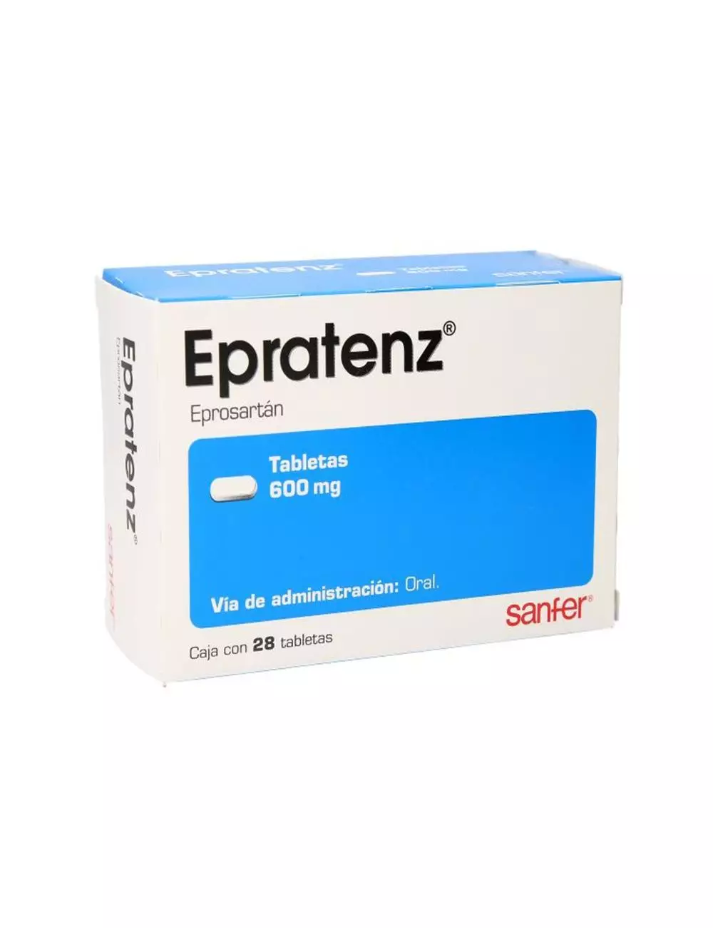 Epratenz 600 mg Caja Con 28 Tabletas