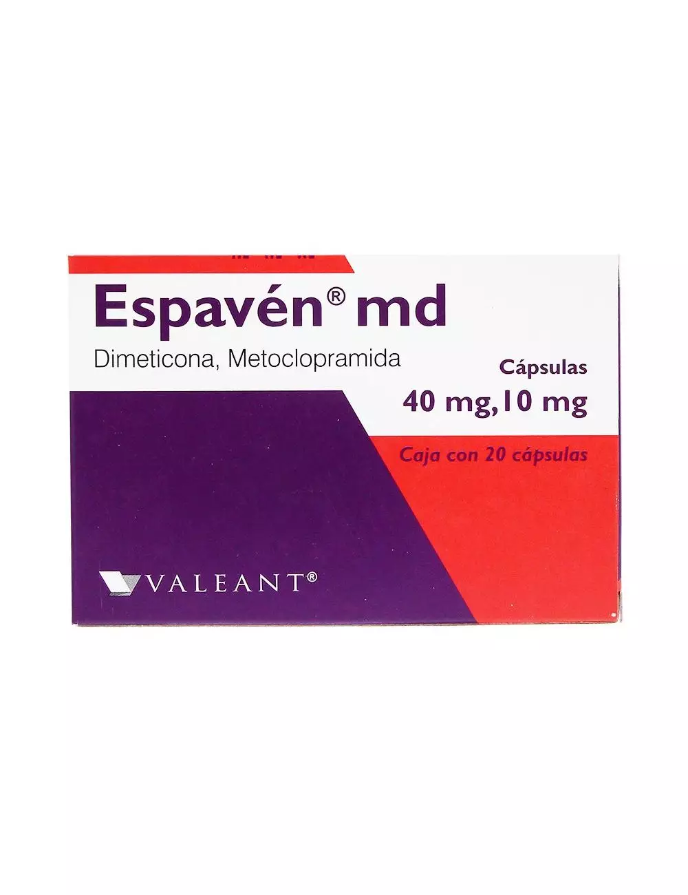 Espavén MD 40 mg Caja Con 20 Cápsulas