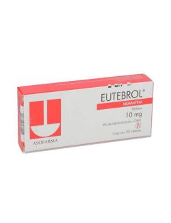 Eutebrol 10 mg Caja Con 20 Tabletas