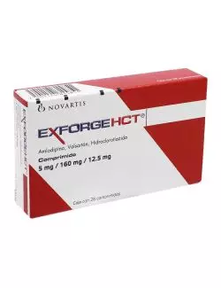 EXFORGEHCT® 5 mg/160 mg/12.5 mg - 28 Comprimidos - Novartis