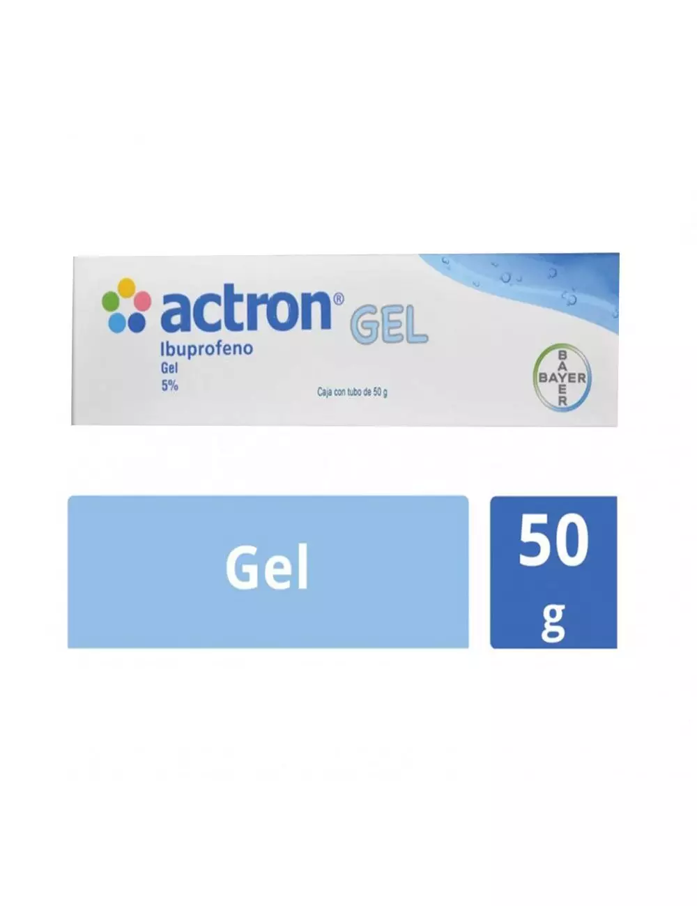 Actron Gel 5% Caja Con Tubo Con 50 g