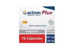 Actron Plus 400 mg Caps 2 Caja Con 10 Cápsulas Cada Una