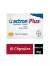 Actron Plus 400 mg / 100 mg Caja Con 10 Cápsulas