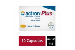 Actron Plus 400 mg / 100 mg Caja Con 10 Cápsulas