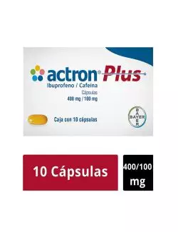 Actron Plus 400 mg / 100 mg Caja Con 10 Cápsulas