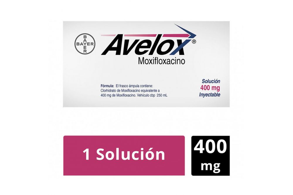 Avelox 400 mg Caja Con Frasco Ámpula - Rx2