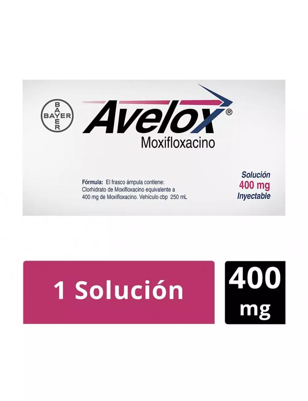 Avelox 400 mg Caja Con Frasco Ámpula - Rx2