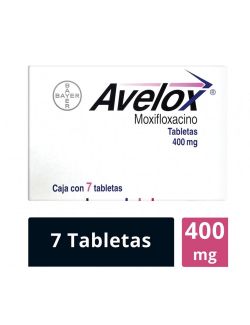 Avelox 400 mg Caja Con 7 Tabletas - RX2