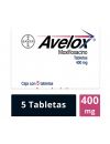 Avelox 400 mg Caja Con 5 Tabletas -RX2