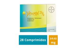 Yasmin 24/4 3 mg / 0.02 mg Caja Con 28 Comprimidos