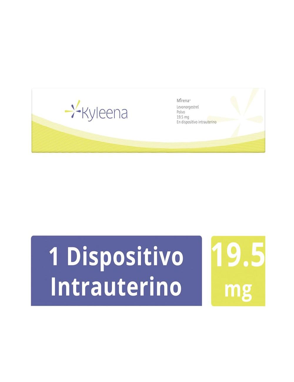 Kyleena (Mirena) 19.5 mg Caja Con Un Dipositivo Intrauterino