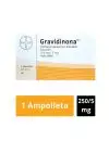 Gravidinona 250 mg / 5 mg Caja Con 1 Ampolleta