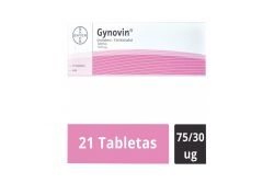 Gynovin 75/30 Mcg Caja Con 21 Tabletas